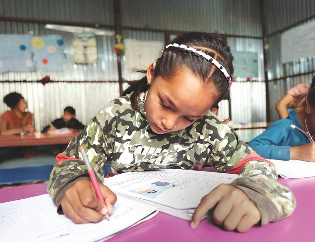 child in Nepal
