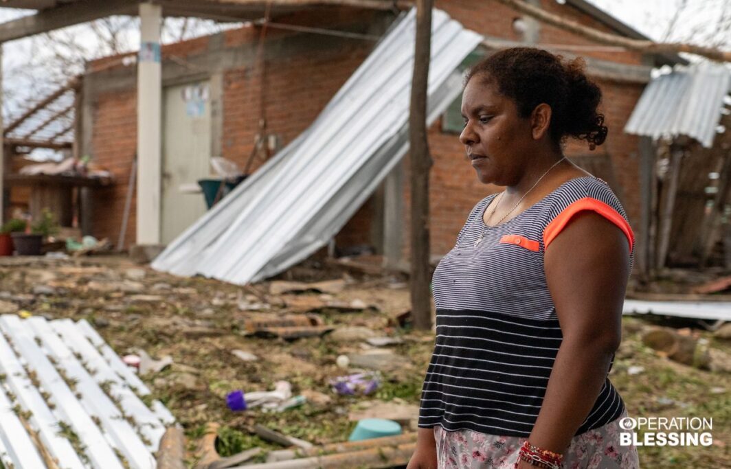disaster response after Hurricane Erick
