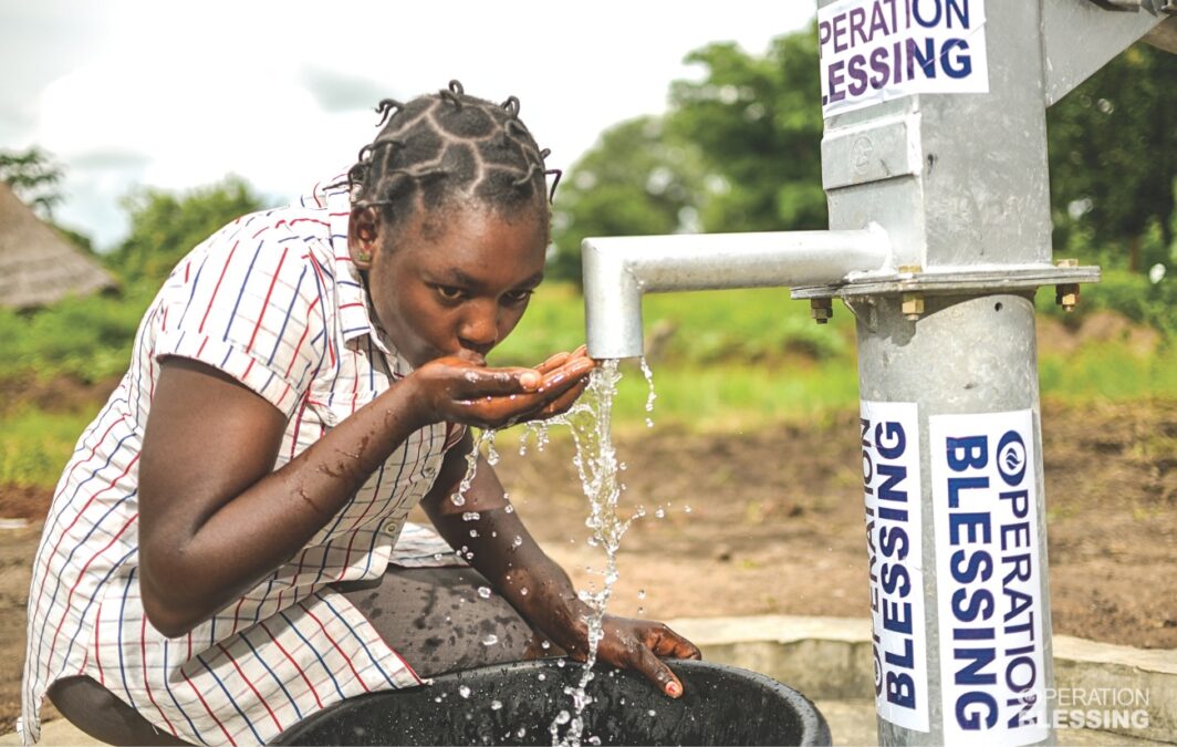 life-giving gift of clean water in Nigeria