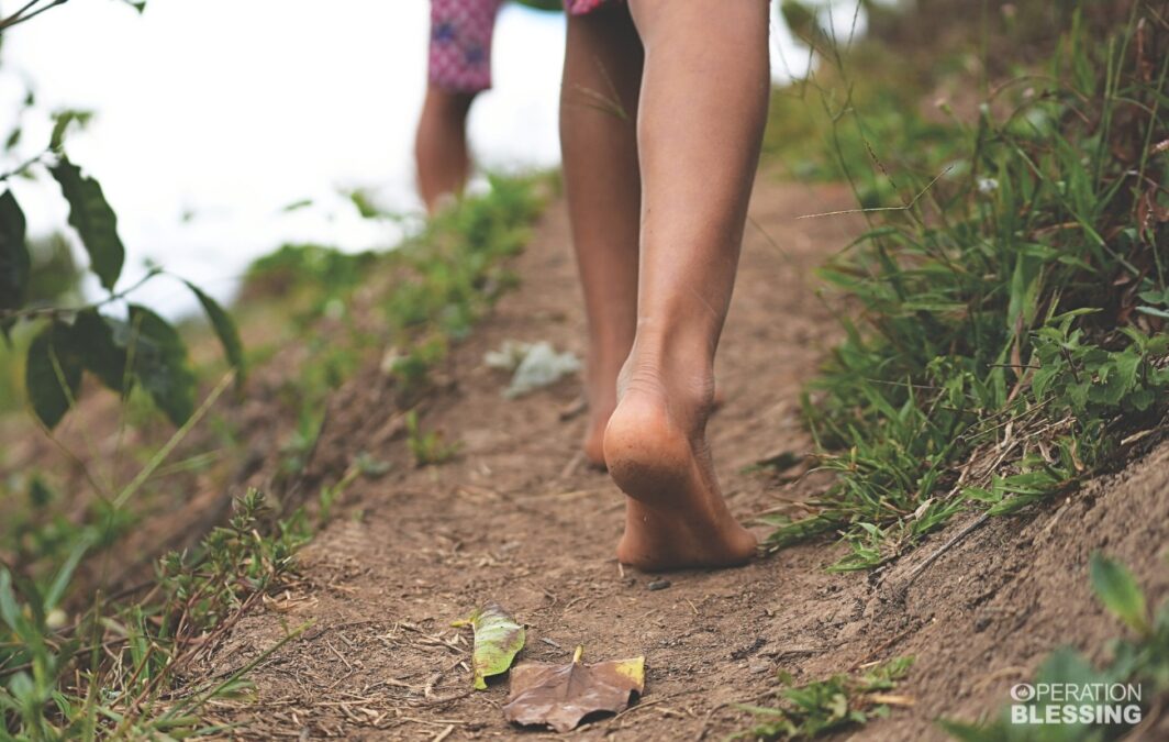 exhausting treks for water